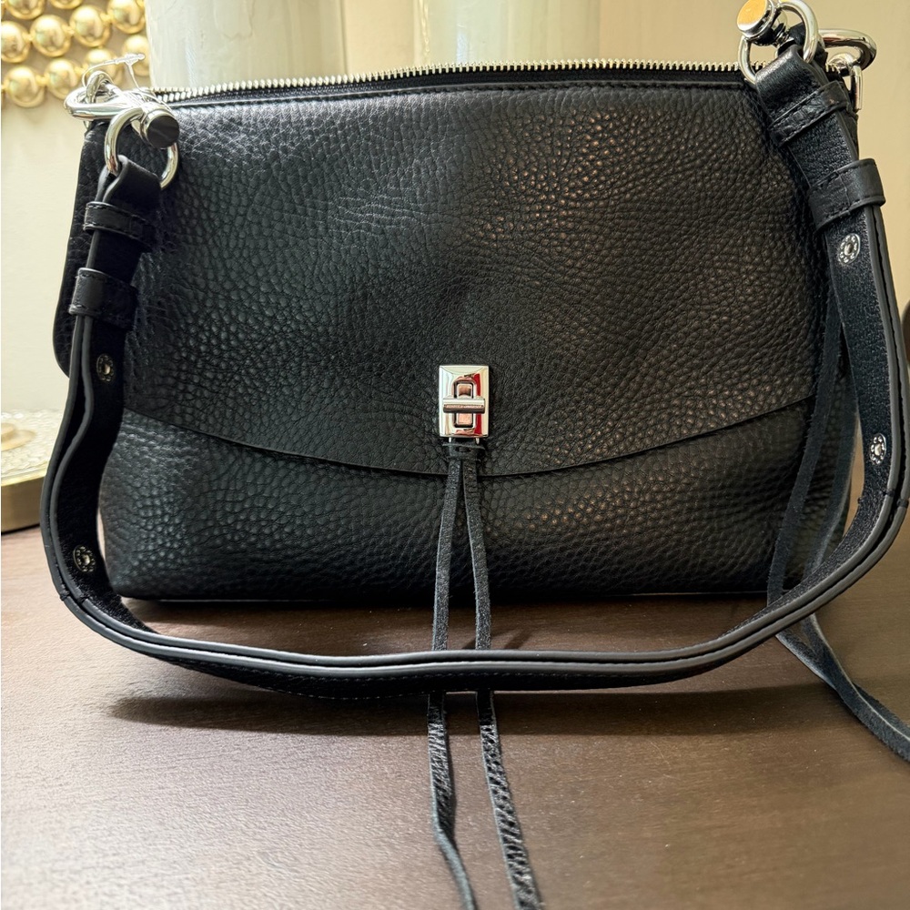 Rebecca Minkoff Black Leather Crossbody Bag